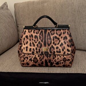 Dolce & Gabbana Brown and Black Sicily bag
